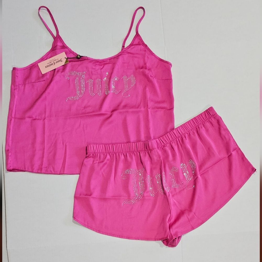 Juicy Couture Pink Women's Sleepwear Set XL Pajamas New
